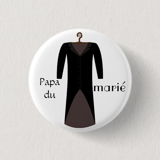 Badge papa du marié (Devant)
