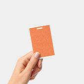 Badge Papier à envelopper avec un motif orange, re (Handheld)