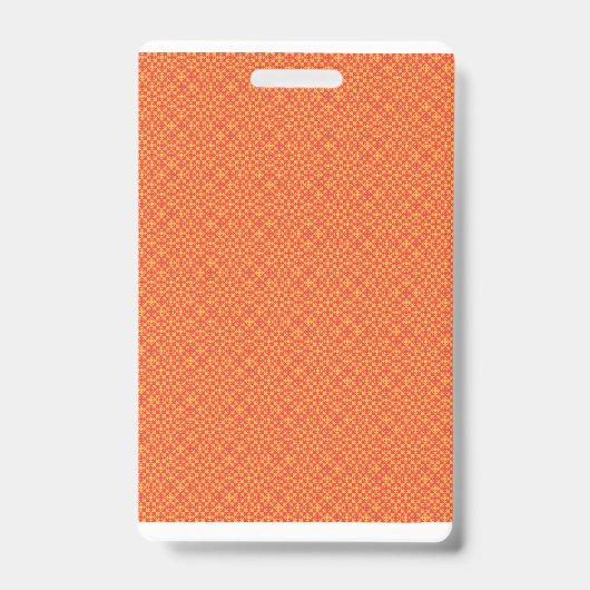 Badge Papier à envelopper avec un motif orange, re (Front)