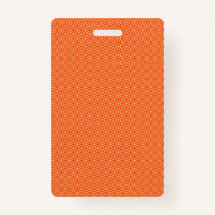 Badge Papier à envelopper avec un motif orange, re