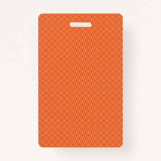 Badge Papier à envelopper avec un motif orange, re (Dos)