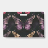 Badge Papillon enchantant motif (Arrière)