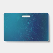 Badge Papillons dorés sur fond bleu (Arrière)