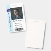Badge Paramedic (Avant & arrière)