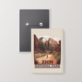 Badge Parc national de Zion (Recto/Verso)
