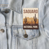 Badge Parc national du Saguaro Art de voyage minimal (Insitu)