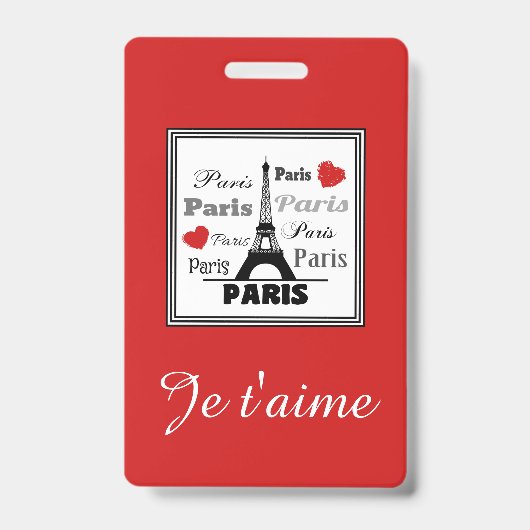 Badge Paris (Avant)