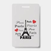 Badge Paris (Arrière)