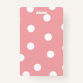 Badge Parti Quinceanera De La Couronne Rose Et Or (Dos)