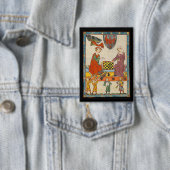 Badge Partie d'échecs Codex Manesse XIVe siècle (Insitu)