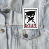 Badge Pas de financement, pas de remèdes (Insitu)
