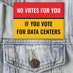 BADGE PAS DE VOIX POUR VOUS SI VOUS VOTEZ POUR LES CENTR