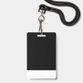 Badge Pass All Access VIP Simple Nom Date Concert (Arrière avec lanière)