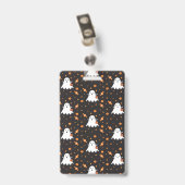 Badge Pass Halloween Fun Halloween Ghost Hall (Arrière avec clip)