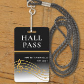 Badge Pass Salle de classe de l'école de musique
