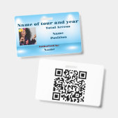 Badge Pass Tour (Avant & arrière)