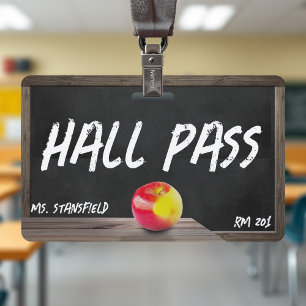 Badge Passe-chambre scolaire pour les élèves