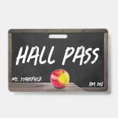 Badge Passe-chambre scolaire pour les élèves (Avant)