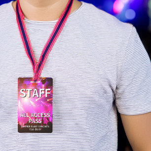 Badge Passe d'accès total au concert de l'équipe