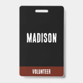 Badge Passe d'accès total pour les événements du nom du  (Avant)