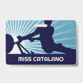 Badge Passe de professeur de saut en BMX  (Arrière)