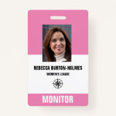 Badge PASSE DE SURVEILLANCE D'ÉVÉNEMENT SPÉCIAL - Photo  (Devant)