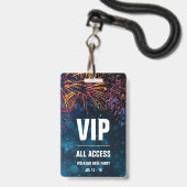 Badge Passe d'événement VIP All Access | Finale Firework (Front with Lanyard)