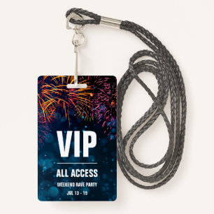 Badge Passe d'événement VIP All Access Finale Firework