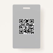 Badge Passe média (Dos)