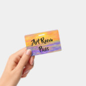 Badge Passe scolaire colorée et amusante (Manuel / portable)