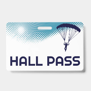 Badge Passe Skydive Teacher Hall