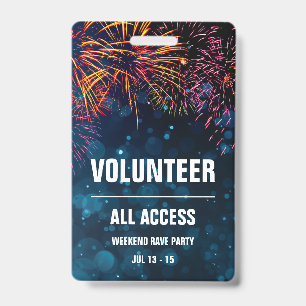 Badge Passeport accès total pour les bénévoles Finale