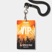Badge Passeport accès total VIP Concert (Avant avec lanière)