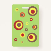 Badge Passeport de la salle d'étudiants de la fille héri (Dos)