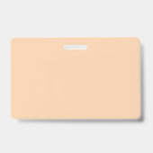 Badge Passeport de salle de bain de l'élève de l'enseign (Arrière)