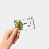 Badge Pastèque Palestine - Slice (À main)