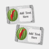 Badge Pastèque Palestine - Slice (Recto et verso)