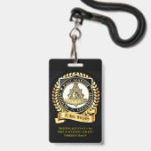 Badge Pastmaster (Avant avec lanière)