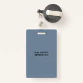 Badge Pathologiste du langage SLP (Back with Retractable)