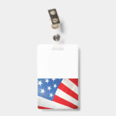 Badge Patriotique (Arrière avec clip)