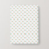 Badge Patterned notebook with a white cover  (Recto)