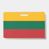 Badge pavillon lituanien (Arrière)