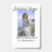 Badge PDG entreprise propriétaire fille patron Instagram (Arrière)