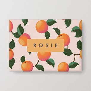 Badge Peachs Motifs de pêche personnalisés