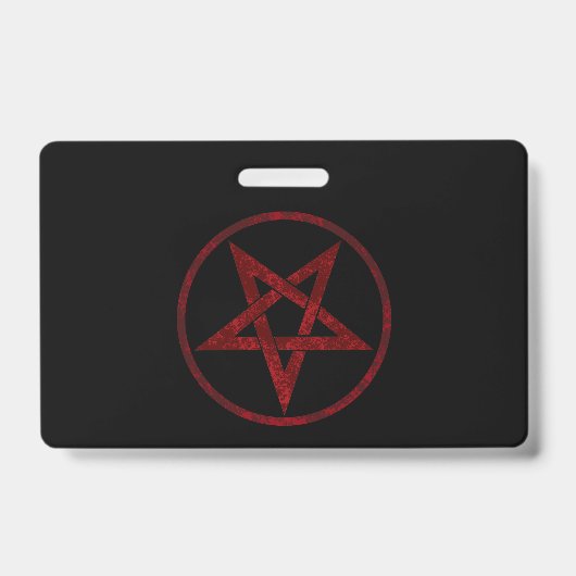 Badge Pentagram Red Devil (Avant)