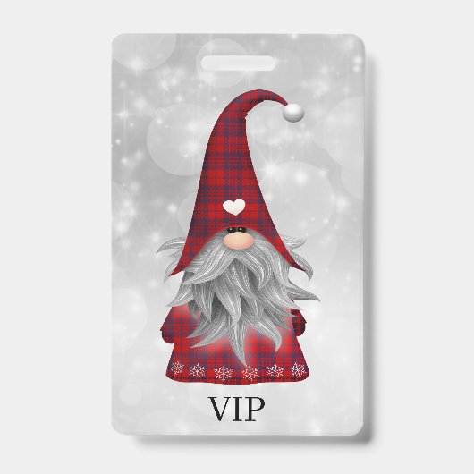 Badge Père Noël de Noël (Avant)