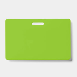 Badge Perroquet massif de couleur claire vert citron