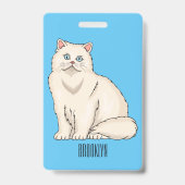 Badge Persian cat (Arrière)