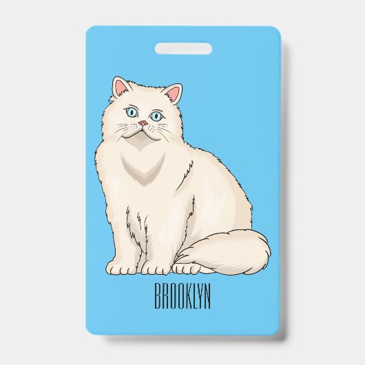 Badge Persian cat (Avant)