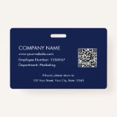 Badge Personalized Corporate Business Logo Modern ID (Dos)